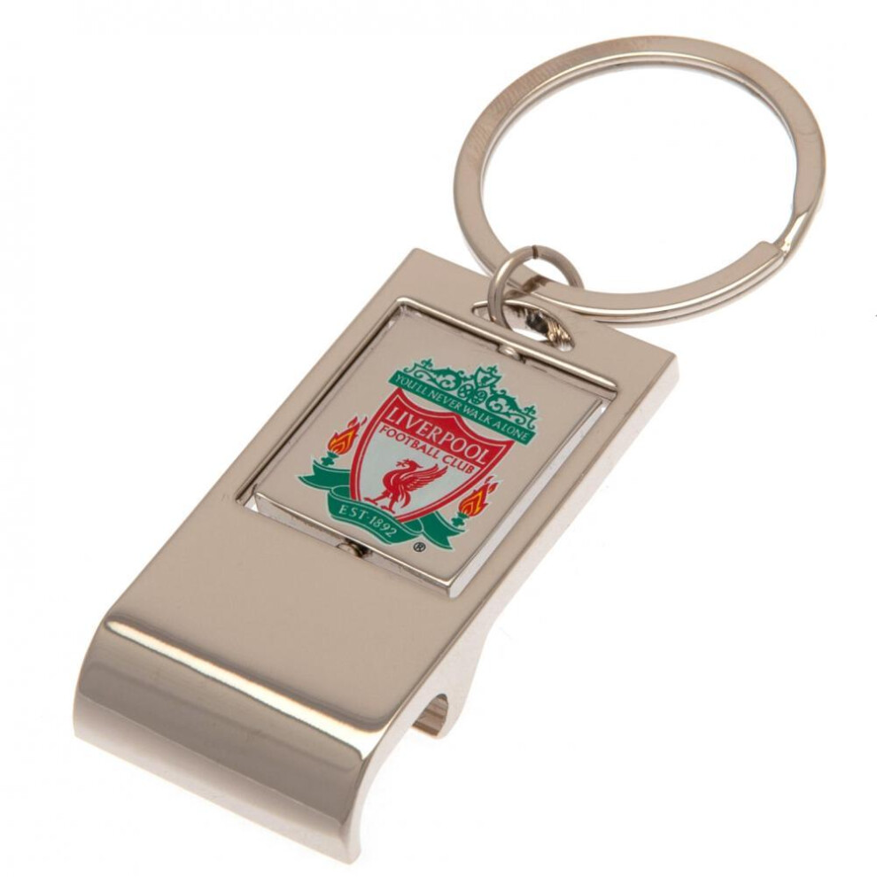 Liverpool Fc Executive Bottle Opener Keyring Silver