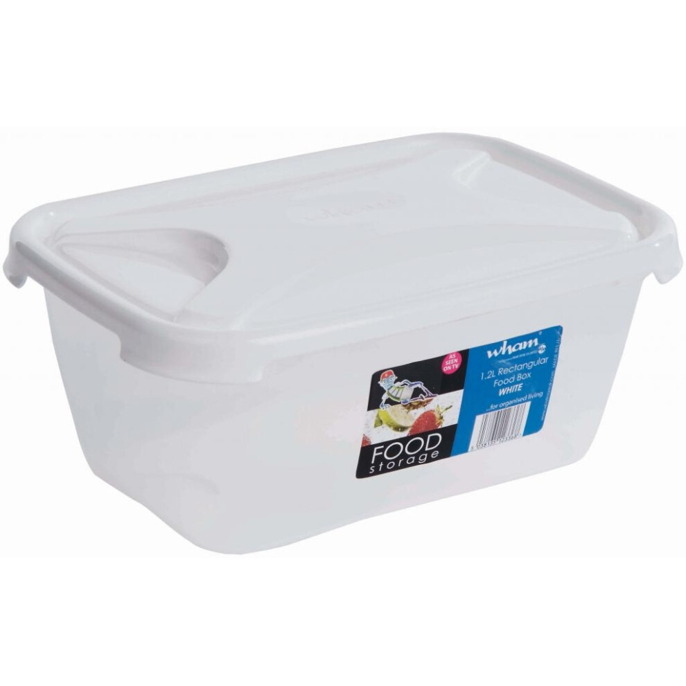 New Wham (2L, ) Rectangular Food Storage Container White 2L