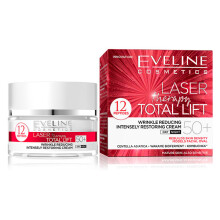 Eveline Cosmetics Laser therapy Total lift Wrinkle Reducing Intensely Restoring Cream D/N 50+