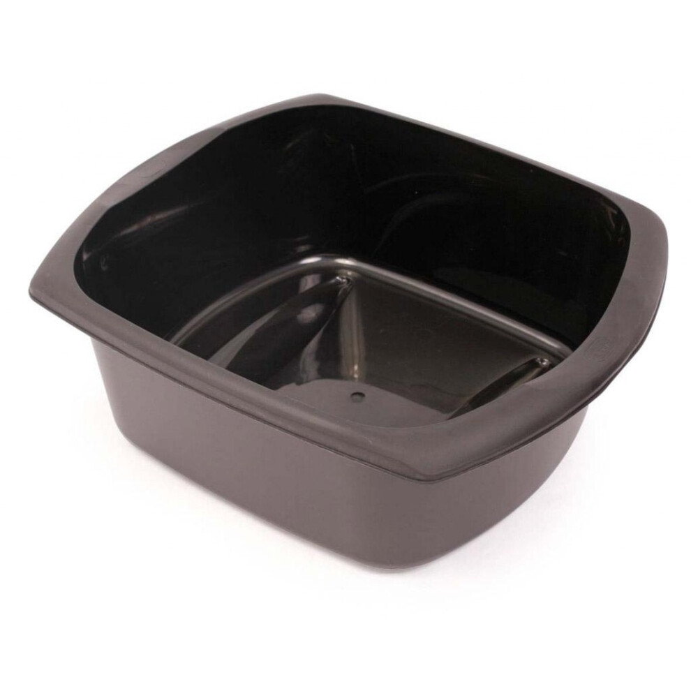 (38 x 31.5 x 13.5cm, Black) Addis Rectangular 9.5 Litre Washing Up Bowl