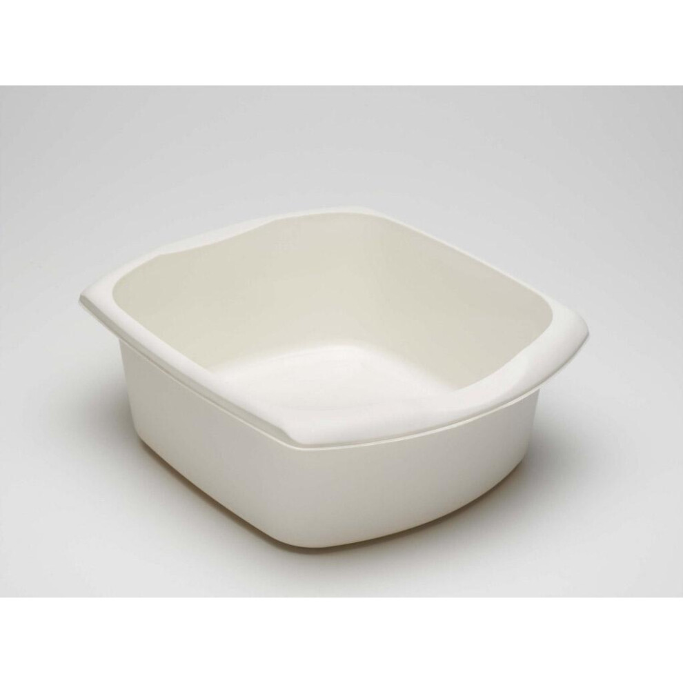 (35 x 29.2 x 13.2cm, White) Addis Rectangular 9.5 Litre Washing Up Bowl