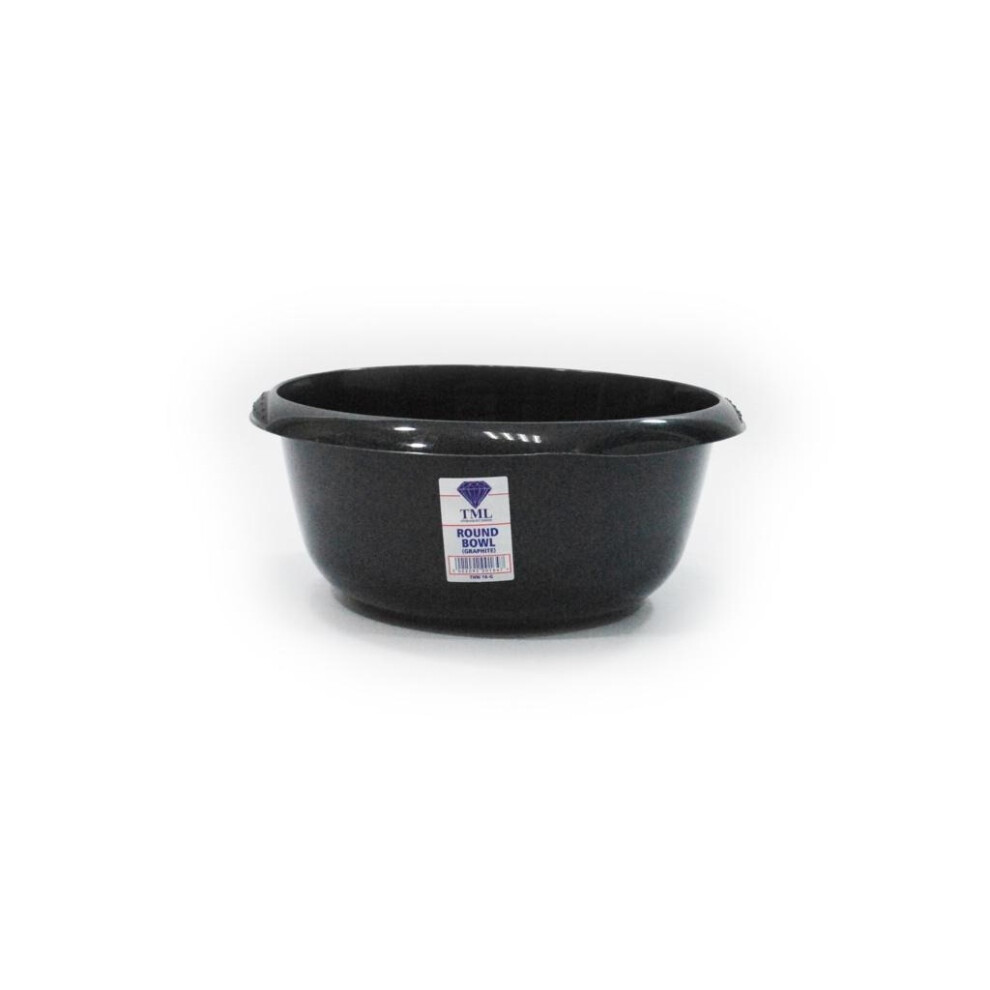 Tml (33 X 13Cm, Graphite) Round Bowl Size 33