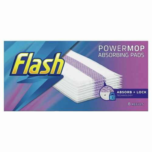 Flash Flash Powermop Refill Pad - Highly Absorbent Replacement Pad for Efficient Cleaning