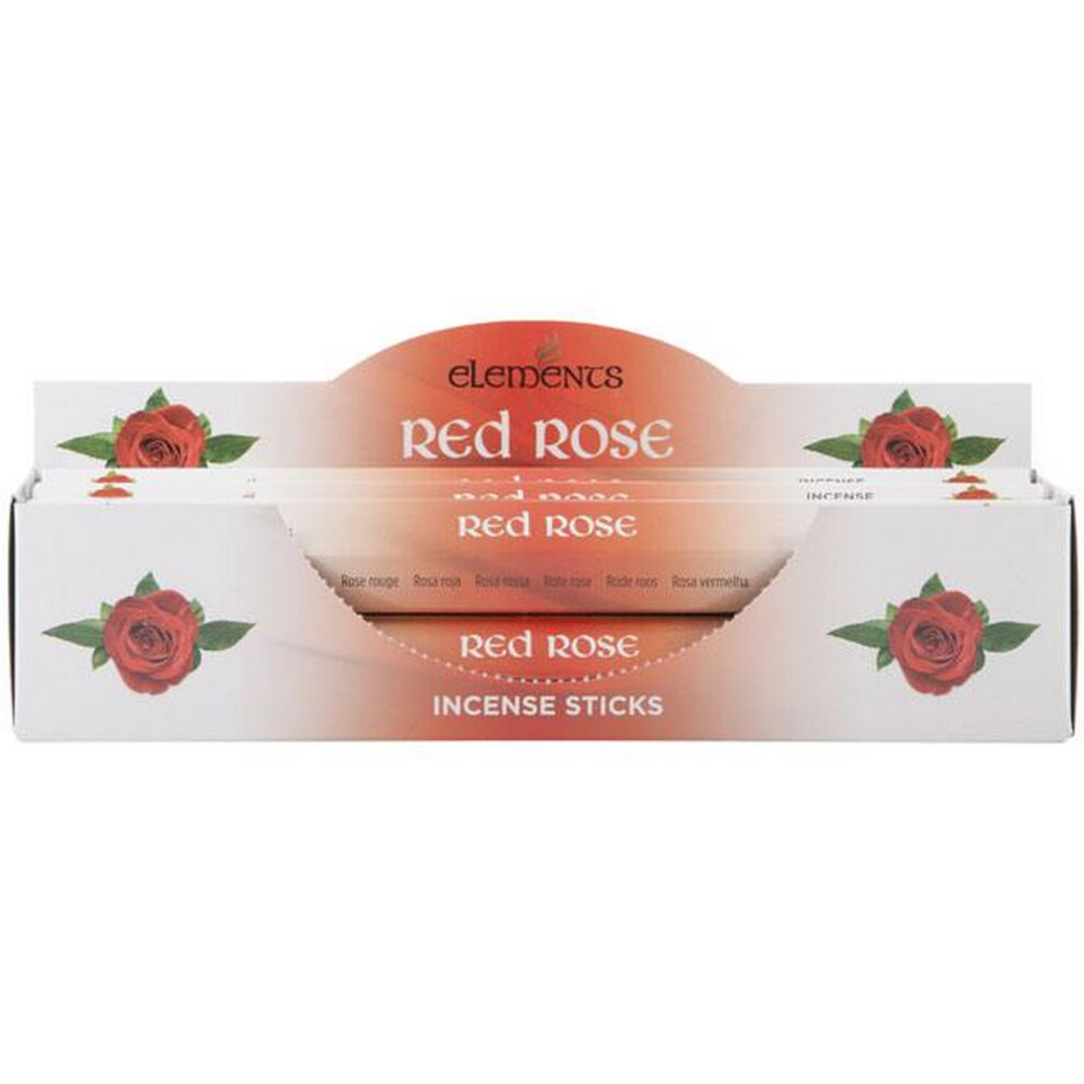 Something Different Elements Red Rose Incense Sticks (Pack Of 6)-image-OPC-P7DSMVB-NEW