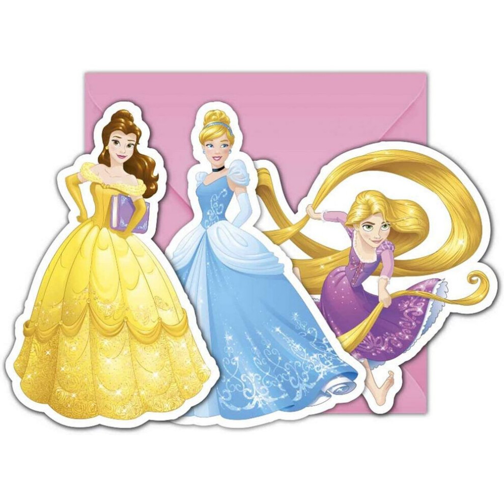 Disney Princess Heart Strong Invitations (Pack of 6)