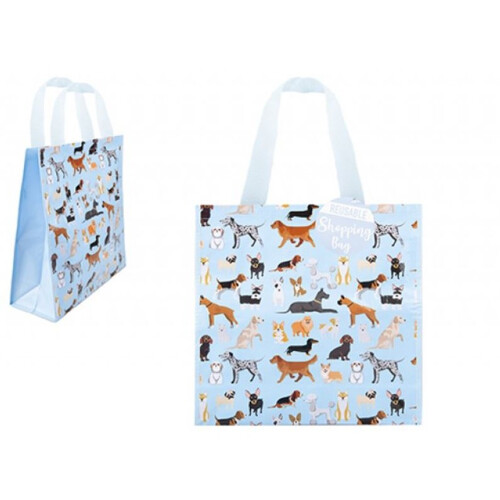 Dogs Design Reusable Woven Shopping Bag