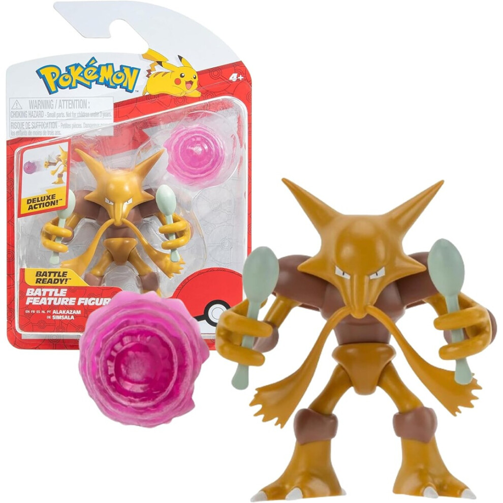 Pokémon 4.5" Battle Feature Figure: Alakazam