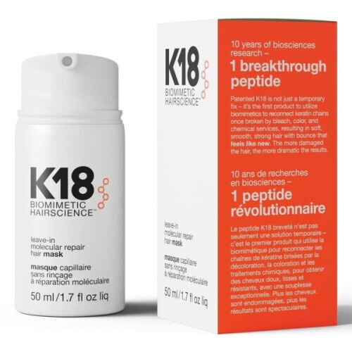 K18 50ml K18 Leave-In Molecular Repair Hair Mask Hair Treatment