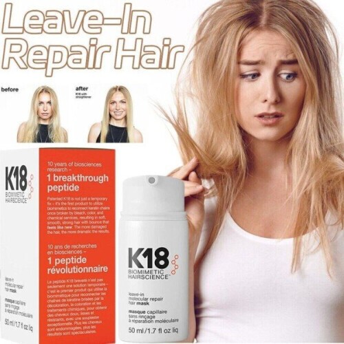 K18 50ml K18 Leave-In Molecular Repair Hair Mask Hair Treatment 1