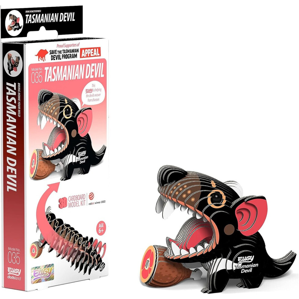 New Eugy Tasmanian Devil 3D Craft Kit