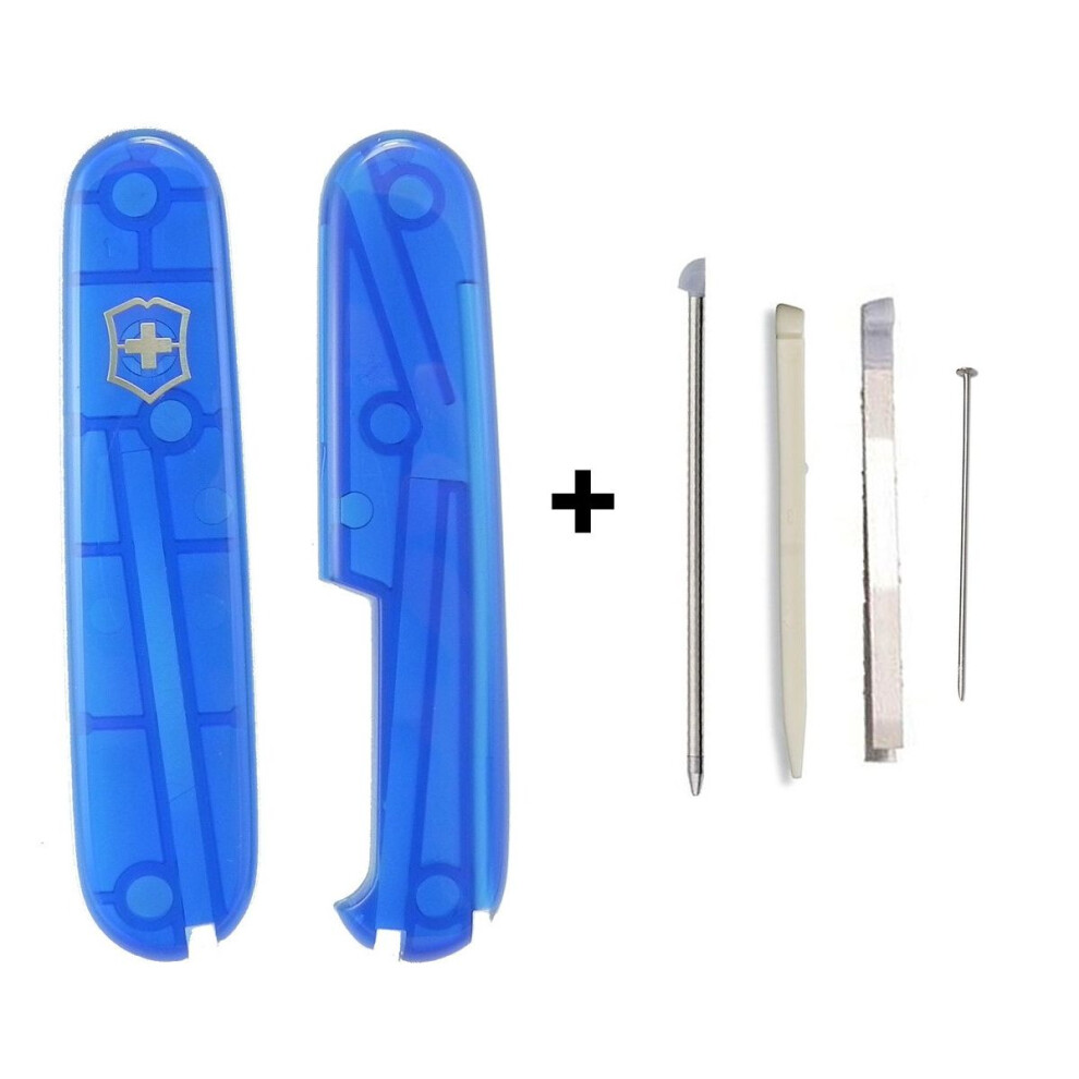 Genuine Victorinox 91mm Scales Plus Handle Kit With Spares Tweezer Toothpick Pin
