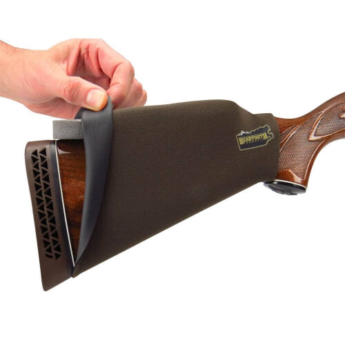 (black smooth) Beartooth comb raising kit 2.0 - rifle + shotgun neoprene stock guard + inserts 1