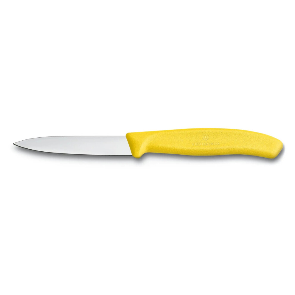 (yellow) Victorinox Paring Knife Fresh Colours collection - 8cm pointed - straight blade