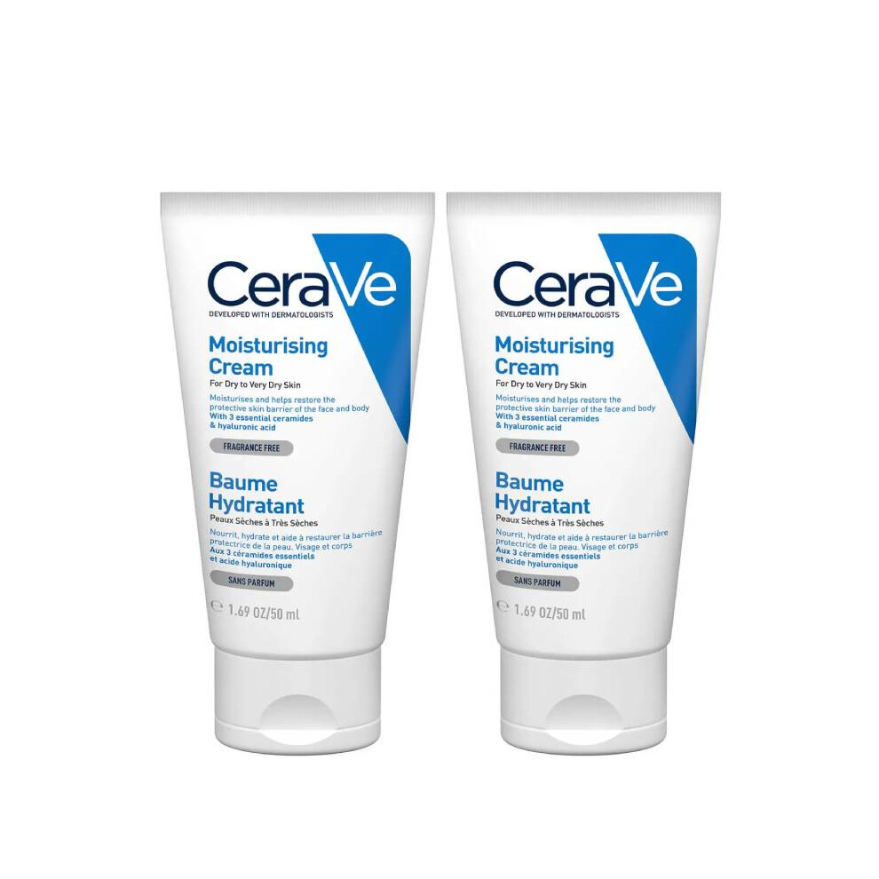 CeraVe Moisturising Cream 50ml x 2