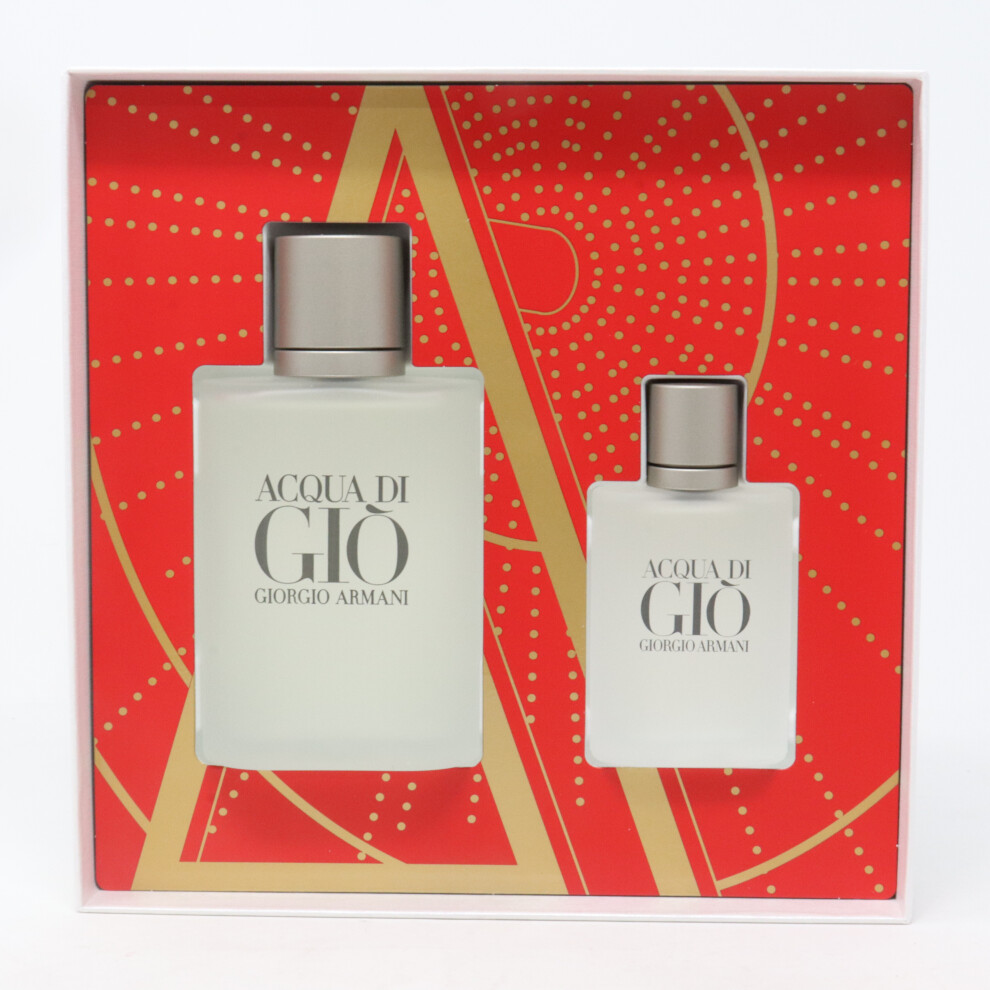 Giorgio Armani Acqua Di Gio Eau De Toilette 2-Pcs Set  / New With Box