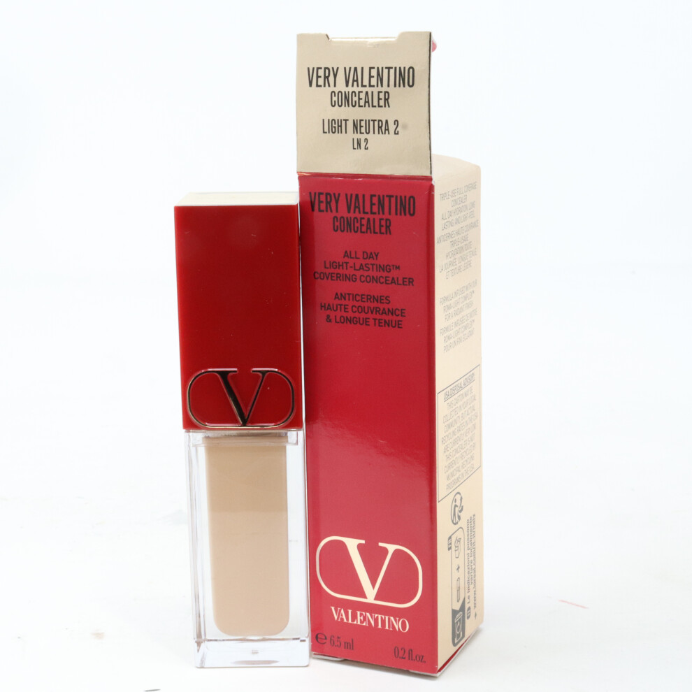 (Light Neutra 2) Valentino Very Valentino All Day Concealer  0.2oz/6.5ml New With Box