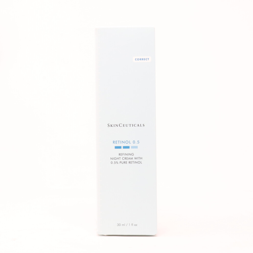 Skinceuticals Retinol 0.5 Refining Night Cream  1.0oz/30ml New With Box