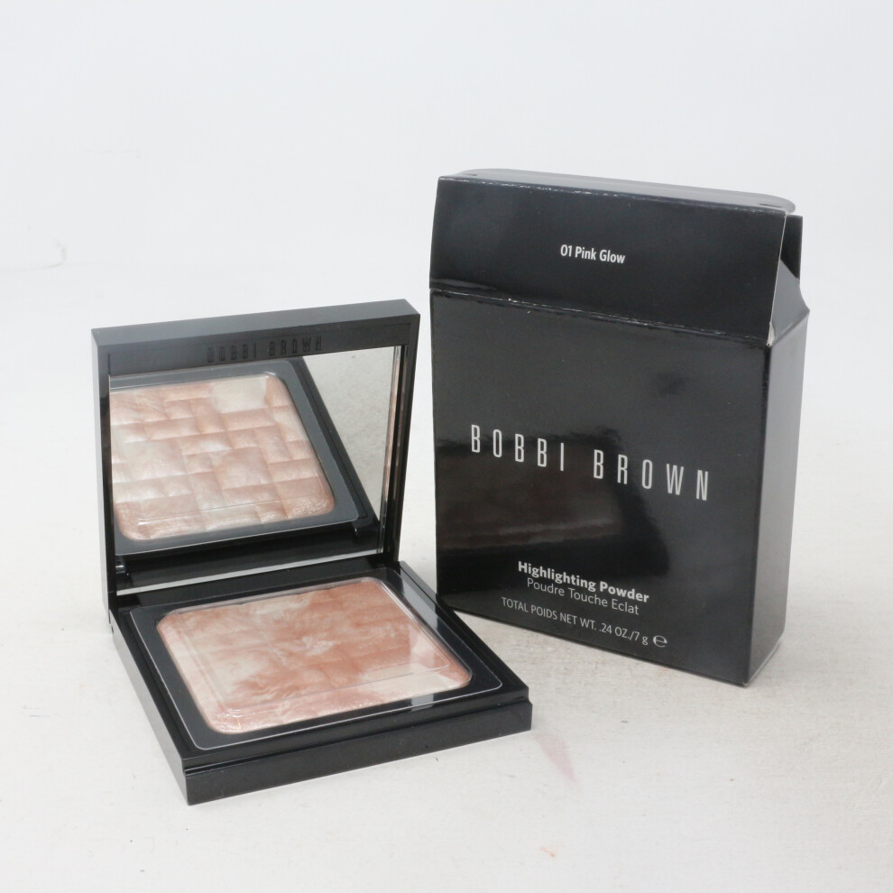 (01 Pink Glow) Bobbi Brown Highlighting Powder  0.28oz/8g New With Box