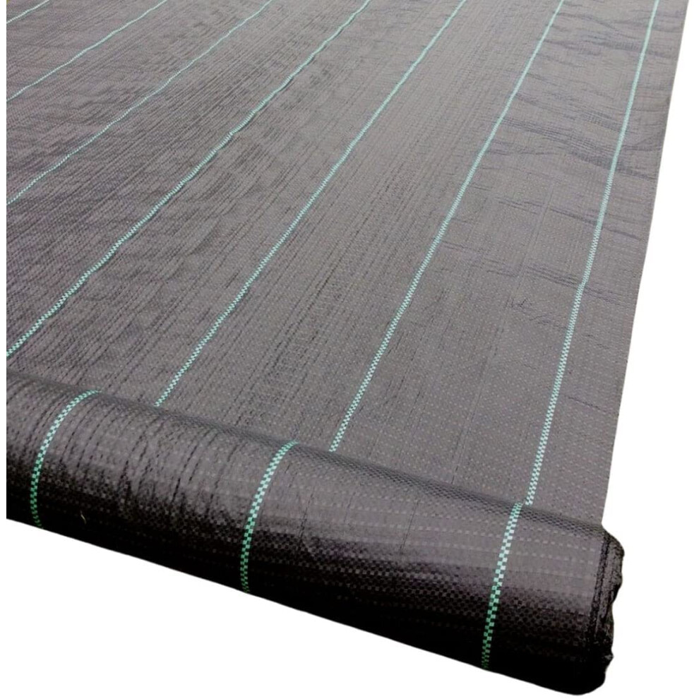 (1m x 25m) Yuzet 1m wide 100gsm weed control fabric ground cover membrane