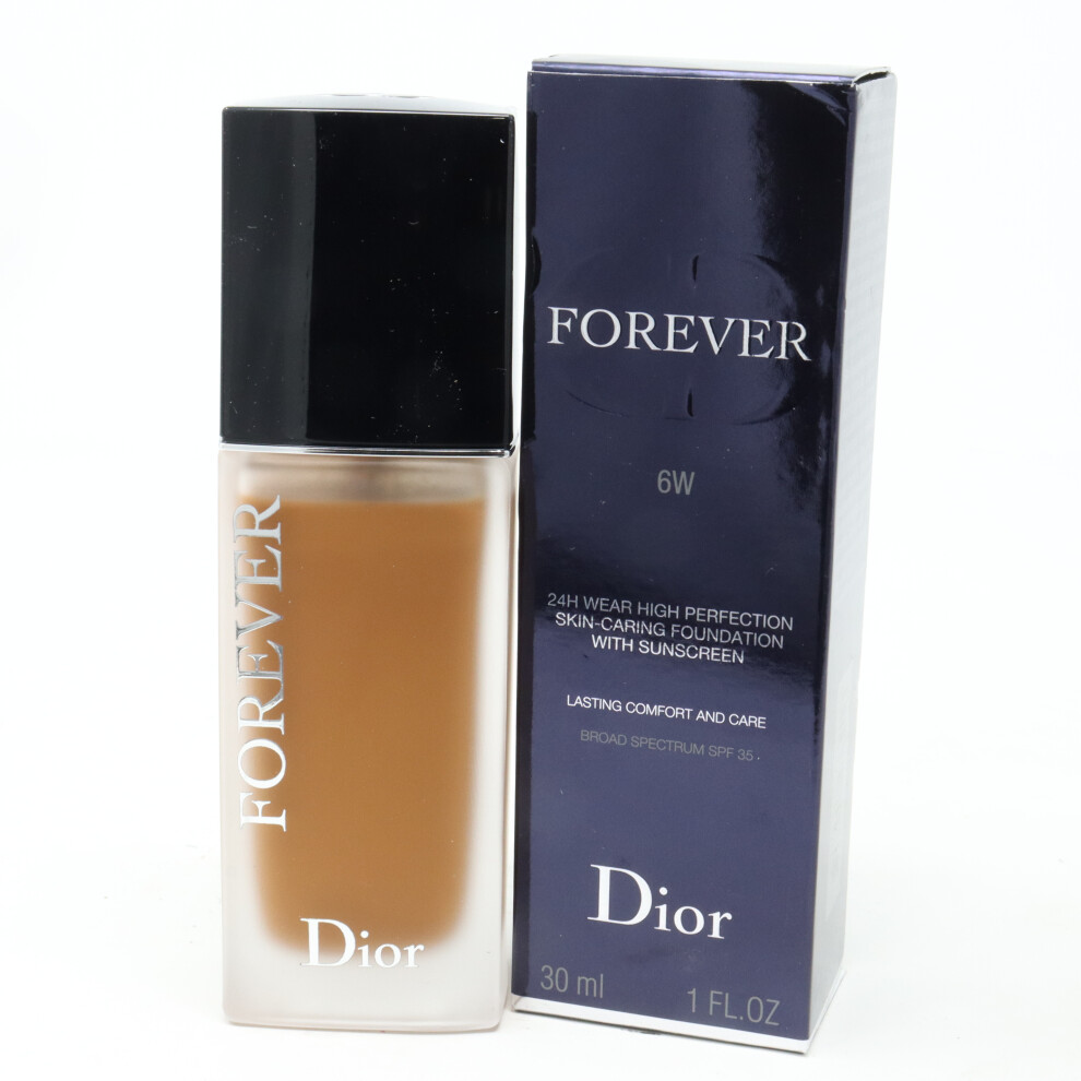 (6W Warm) Dior Forever 24Hr Wear Foundation  1oz/30ml New With Box