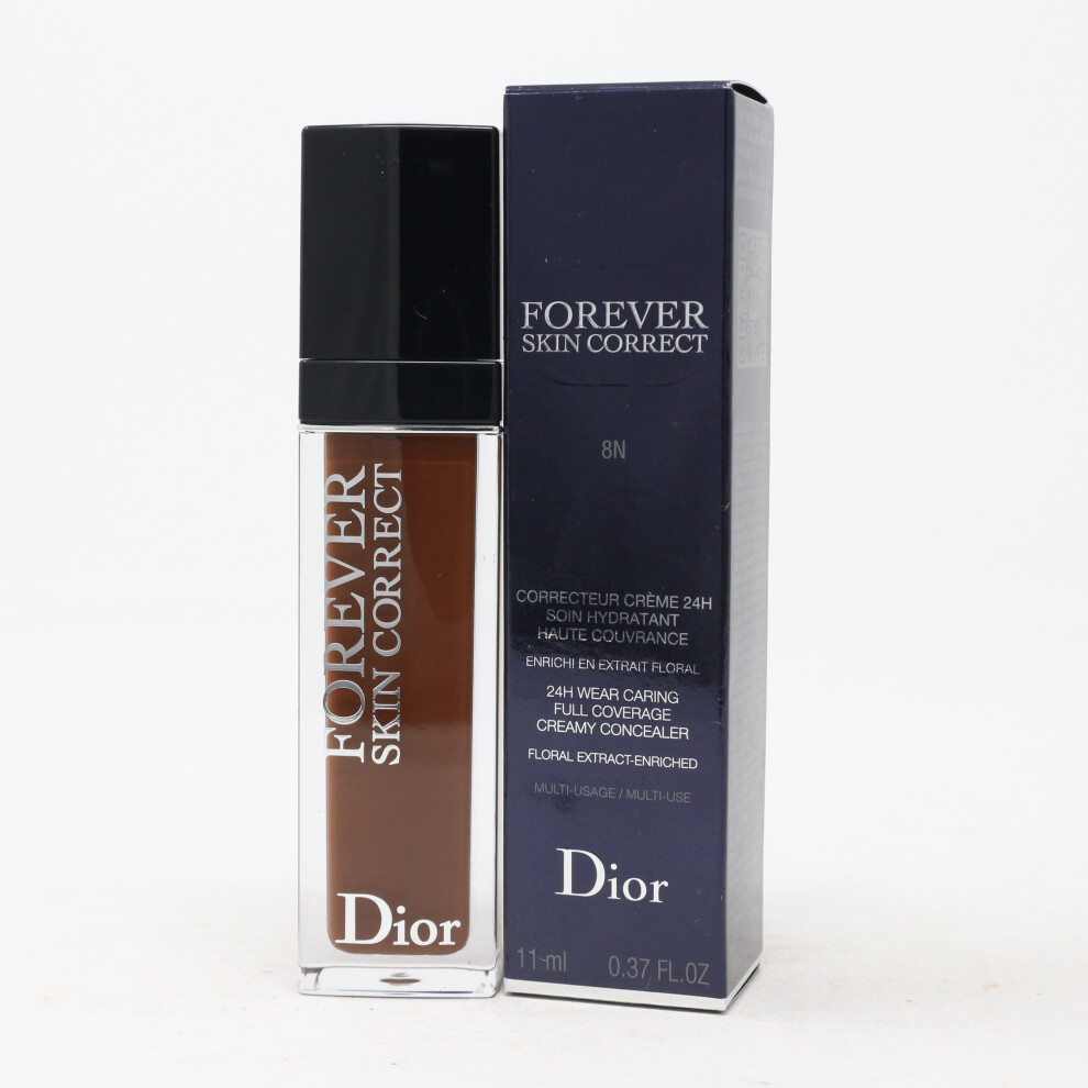 (8N Neutral) Dior Forever Skin Correct Concealer  0.37oz/11ml New With Box