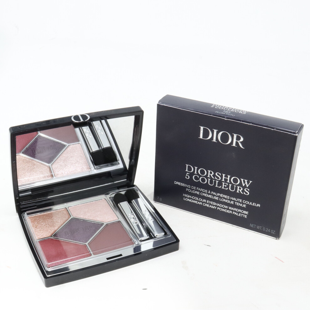 (183 Plum Tutu) Dior Diorshow 5 Couleurs Eye Shadow Palette  0.24oz/7g New With Box