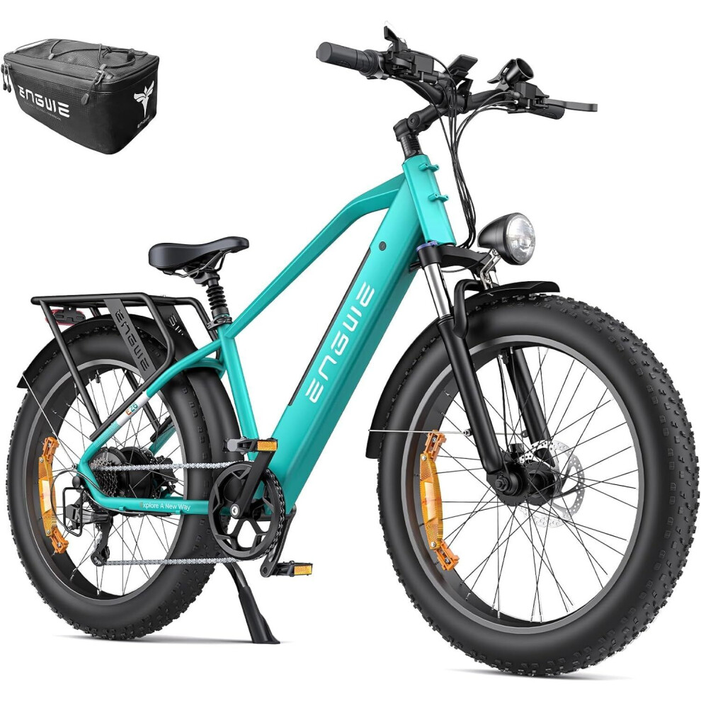 ENGWE E26 High-Step Electric Bike 26" Fat Tire Commuting Mountain Ebike