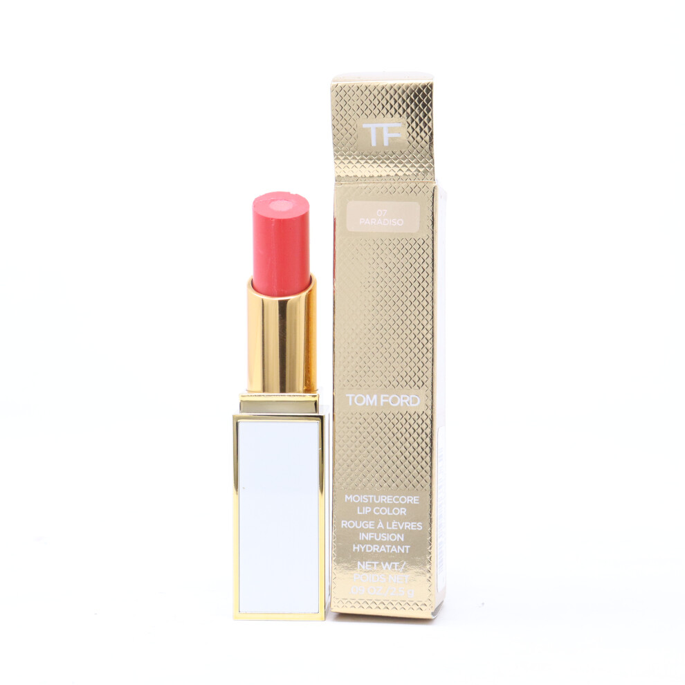 (07 Paradiso) Tom Ford Moisturecore Lip Color  0.09oz/2.5ml New In Box