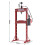 Living And Home 20-Ton Double Pump Hydraulic Press with Press Gauge 6
