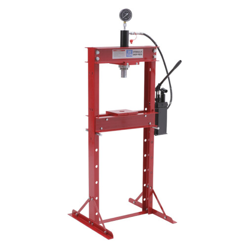 Living And Home 20-Ton Double Pump Hydraulic Press with Press Gauge