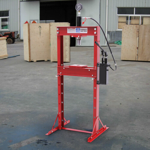 Living And Home 20-Ton Double Pump Hydraulic Press with Press Gauge 1