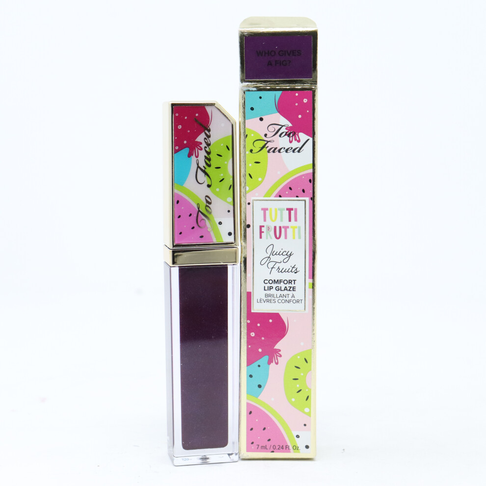 Too Faced Juicy Fruits Comfort Lip Glaze  0.24oz/7ml New With Box