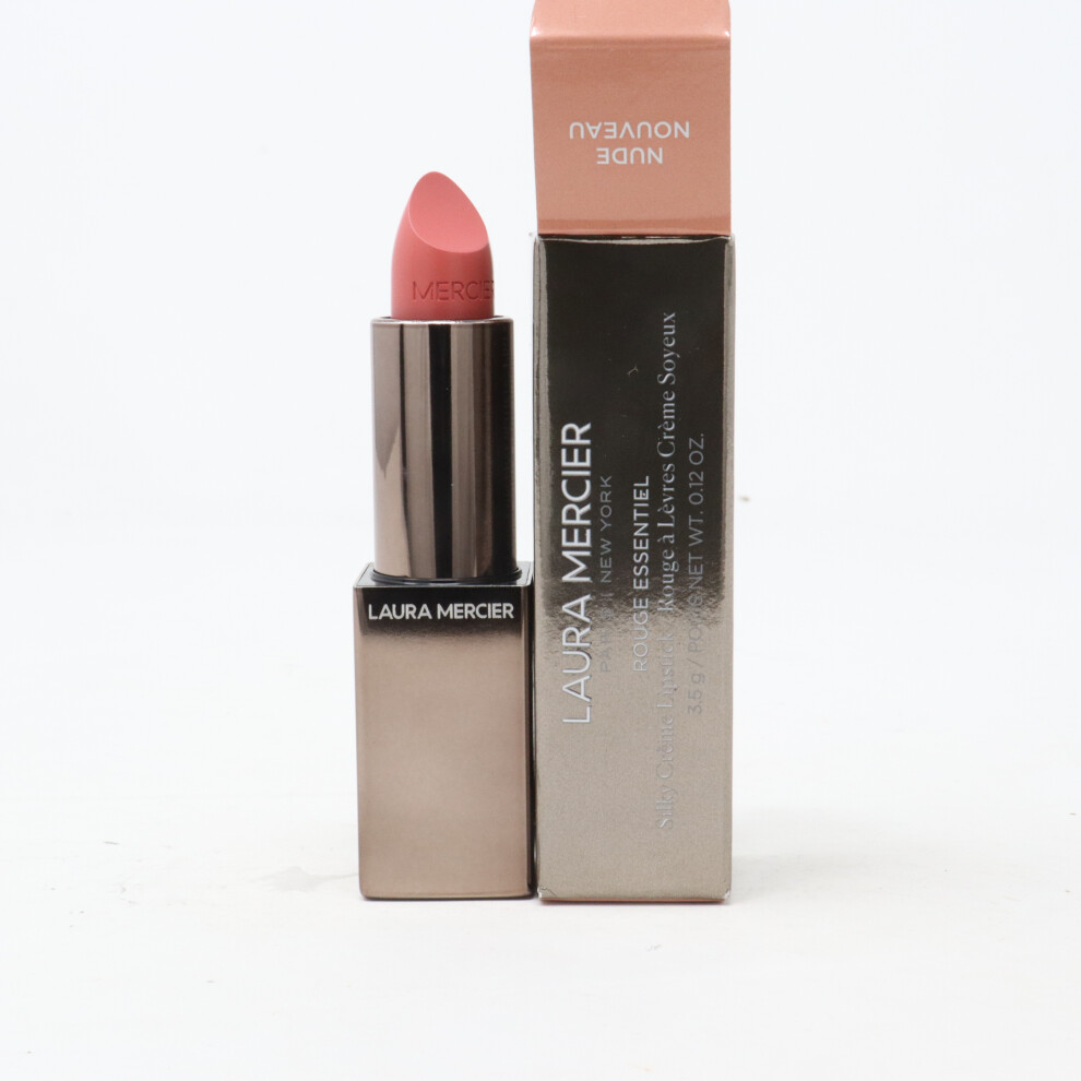 (Nude Nouveau) Laura Mercier Rouge Essentiel Silky Creme Lipstick 0.12oz/3.5g New With Box