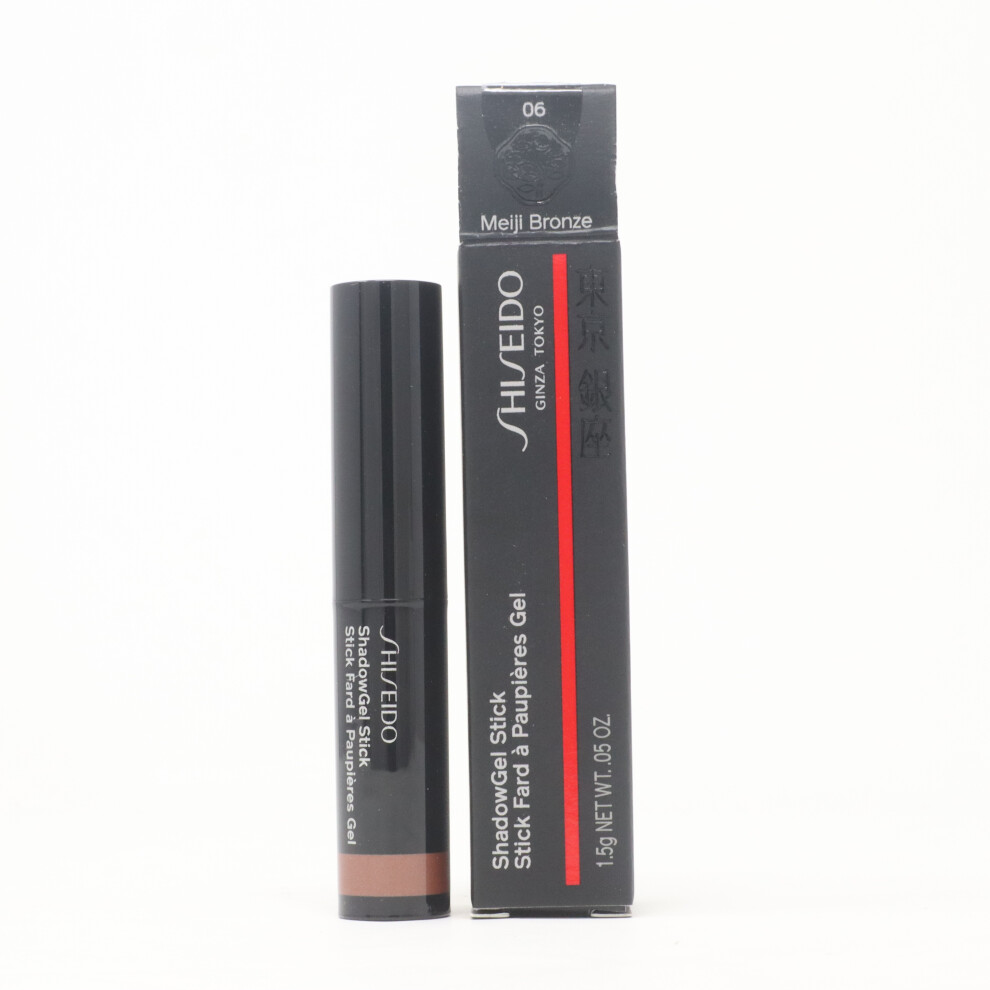 (06 Meiji Bronze) Shiseido Shadowgel Stick  0.05oz/1.5g New With Box