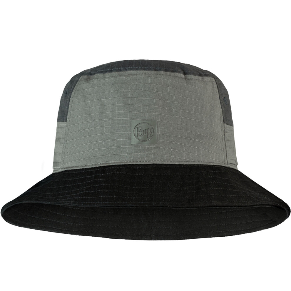 (SM, Grey) Buff Adults Sun UPF 50 Lightweight Summer Festival Bucket Hat