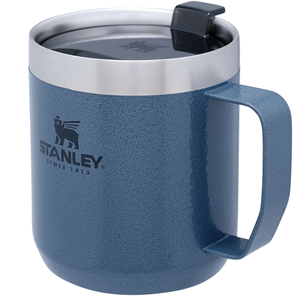 (0.35L, Hammertone Lake) Stanley 0.35L Classic Legendary Stainless Steel Camping Thermal Travel Mug