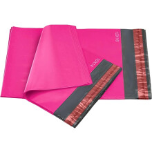 50 Mixed Hot Pink Mailing Poly Postal Self Seal Bags 2 Sizes 25 from Each iSOUL Small to Large Mailing Bags Postage Packaging Assorted Mailers