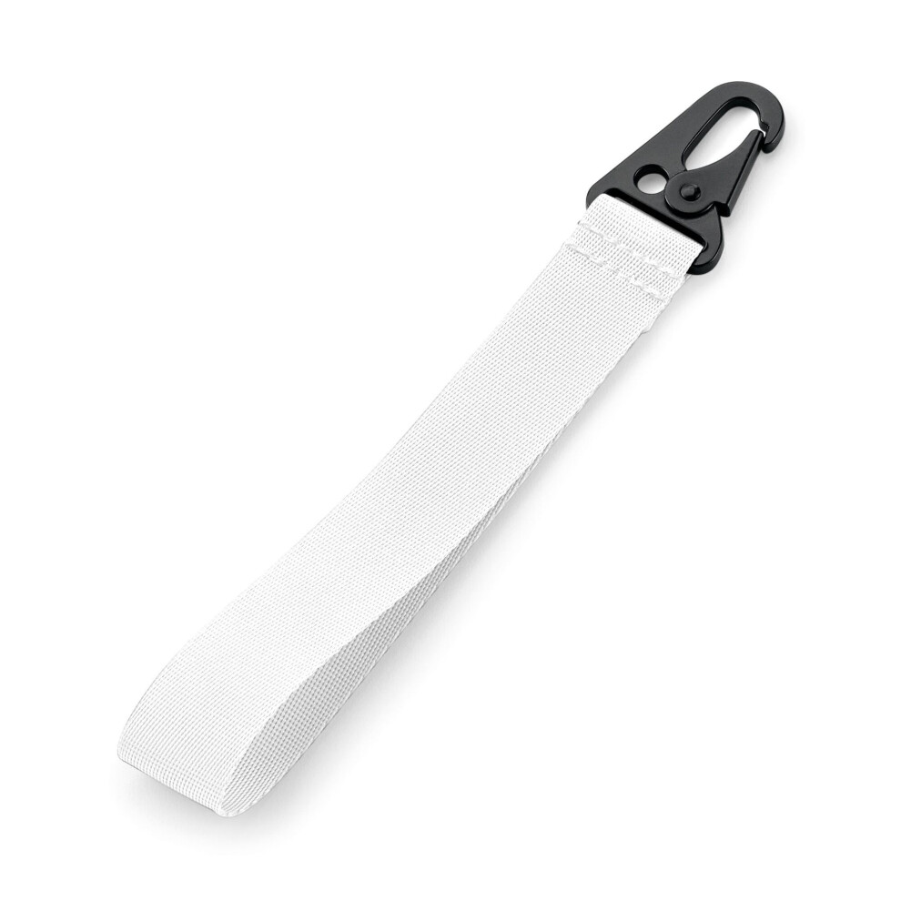 Bagbase (One ) Key Clip Unisex White 20.5Cm