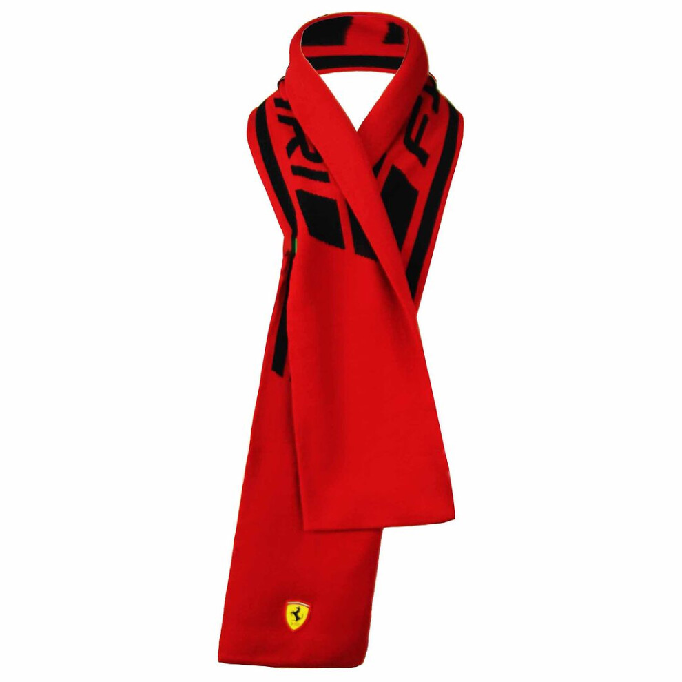 Puma Scuderia Ferrari Fanwear Unisex Red Scarf 053471 01 (UK )