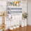 4 in 1 Kitchen Roll Dispenser Cling Film Foil Towel Holder Rack Wall Mounted Set 2