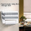 4 in 1 Kitchen Roll Dispenser Cling Film Foil Towel Holder Rack Wall Mounted Set 3