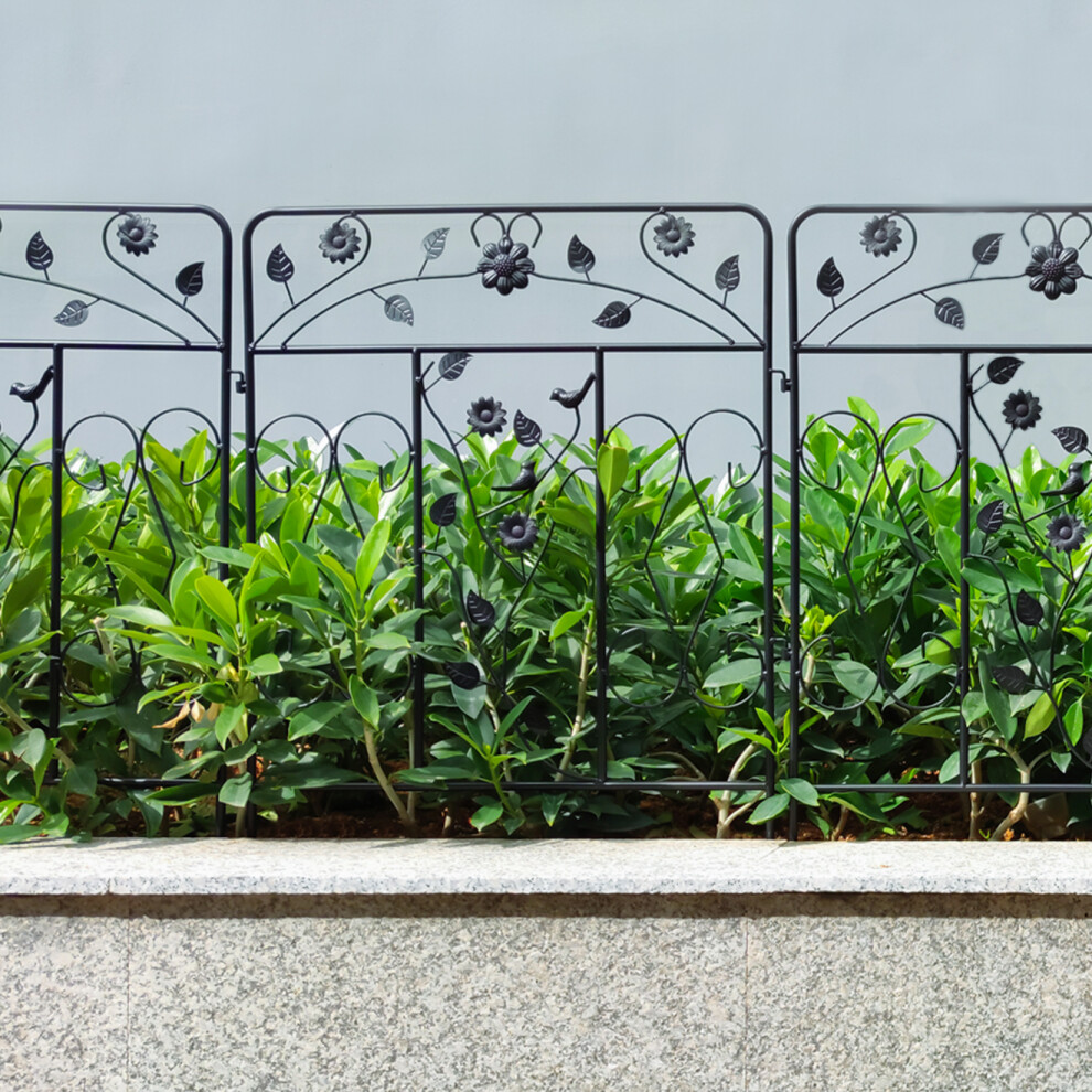 5 X Garden Fence Panels Decorative Fencing Edging Border Flower Bed 7427274605718