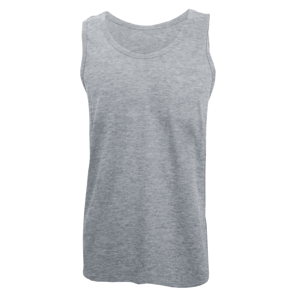 (L, Sport Grey) Gildan Mens Softstyle® Tank Vest Top