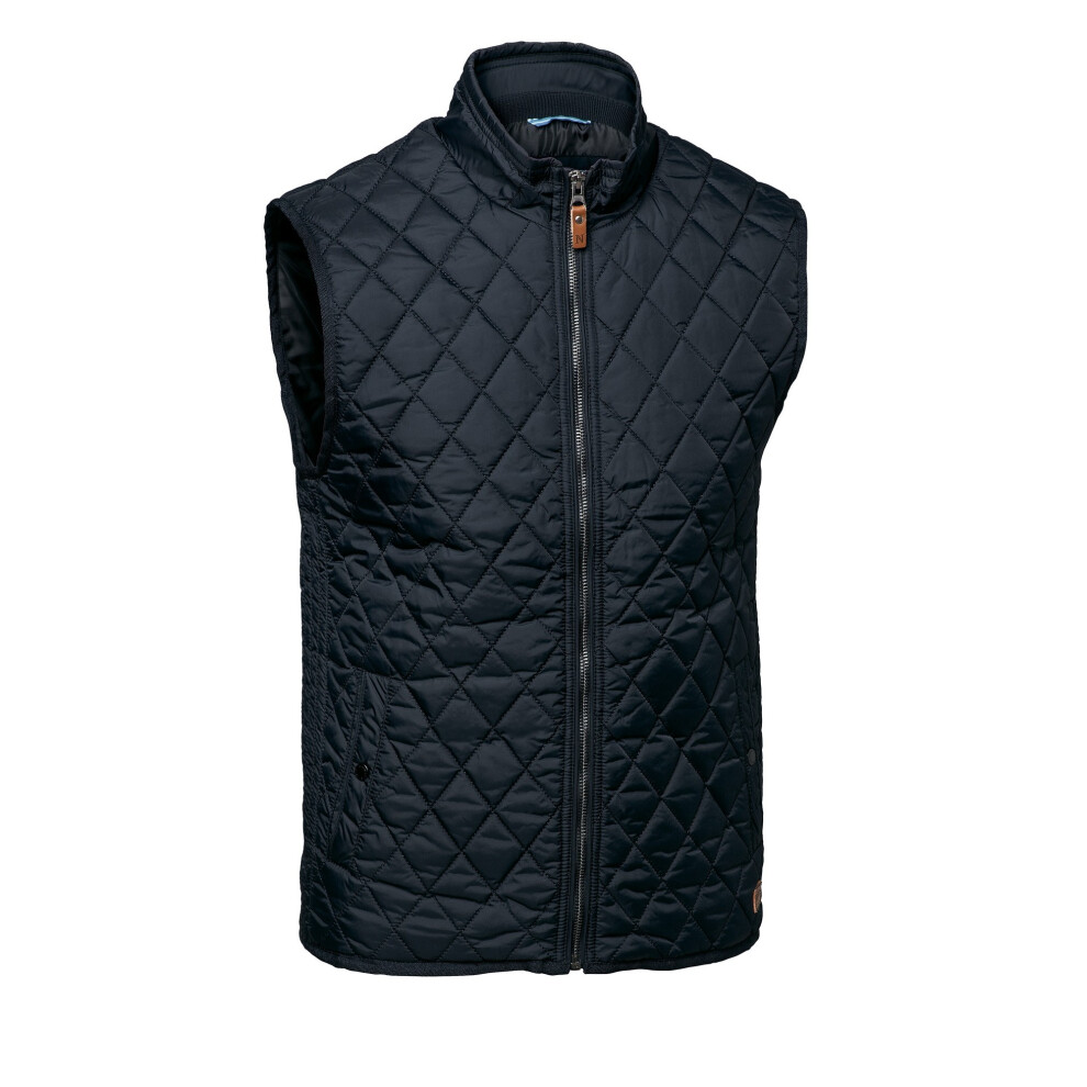 (L, Midnight Blue) Nimbus Mens Camden Quilted Gilet/Bodywarmer-image-OPC-P556RXD-NEW