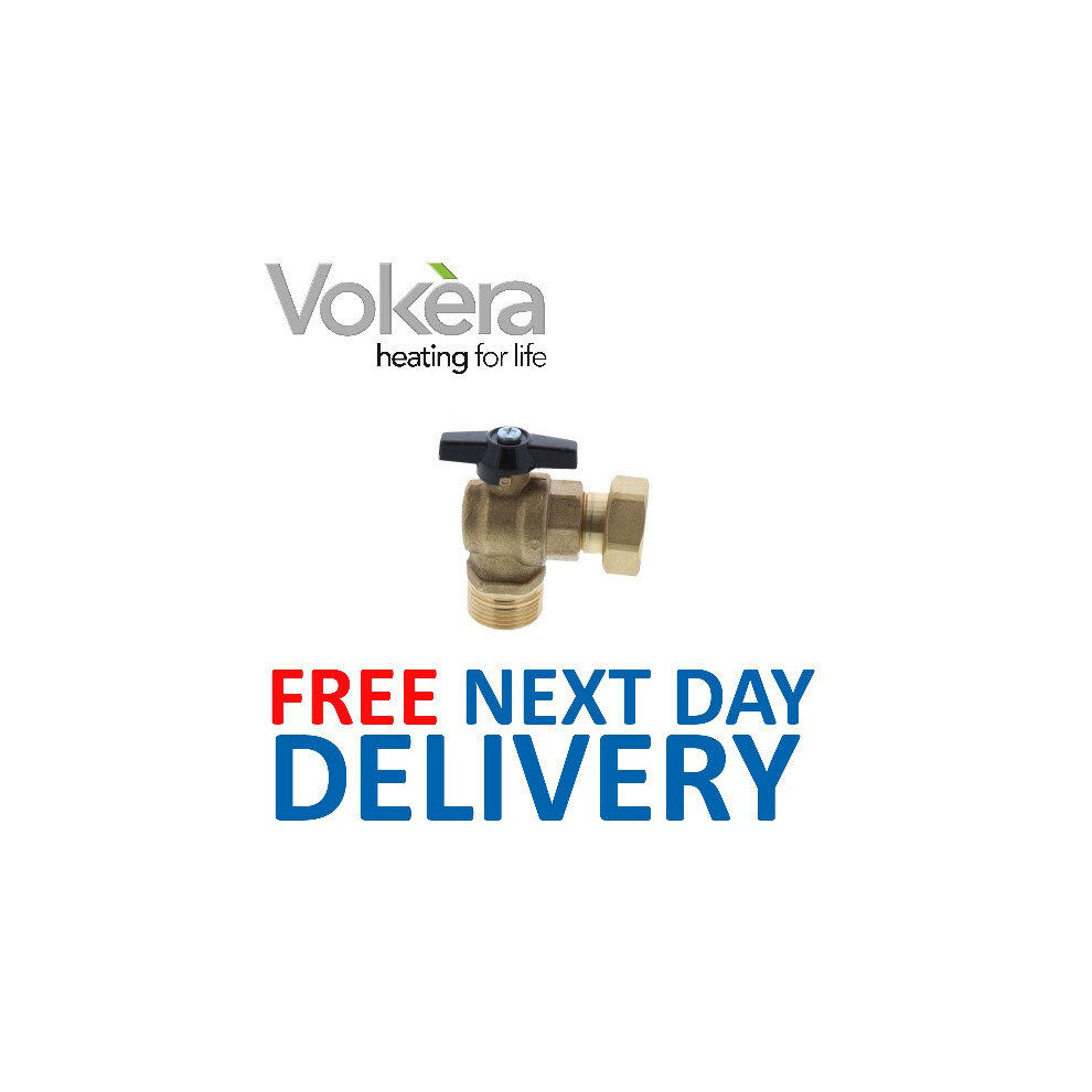 Vokera 1592 3/4 Inch Heat Water Cock Genuine Part