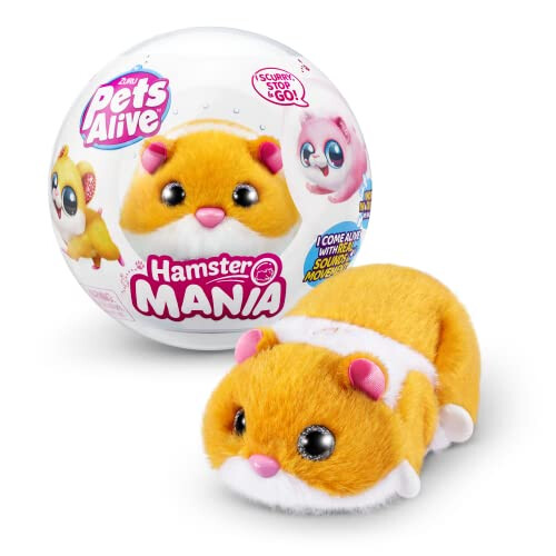 ZURU Pets Alive Hamstermania ORANGE HAMSTER Electronic Pet