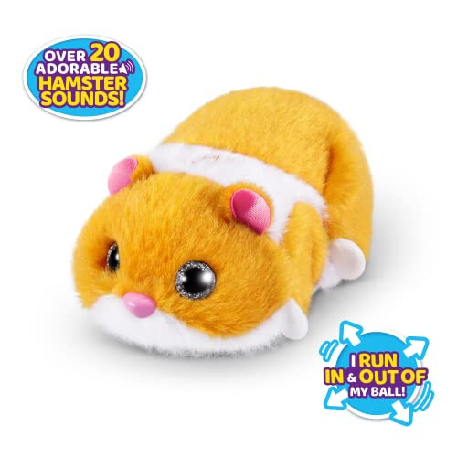 ZURU Pets Alive Hamstermania ORANGE HAMSTER Electronic Pet 1