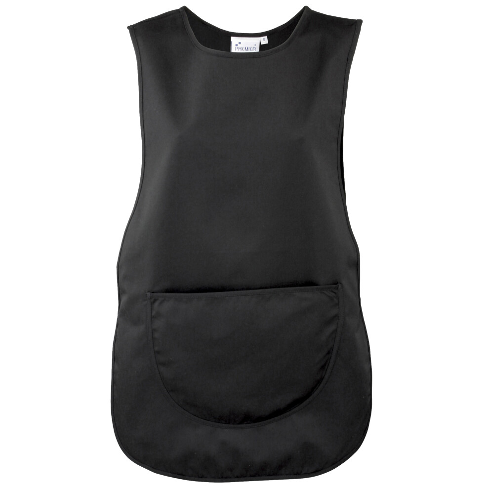 (3XL, Black) Premier Ladies/Womens Pocket Tabard / Workwear