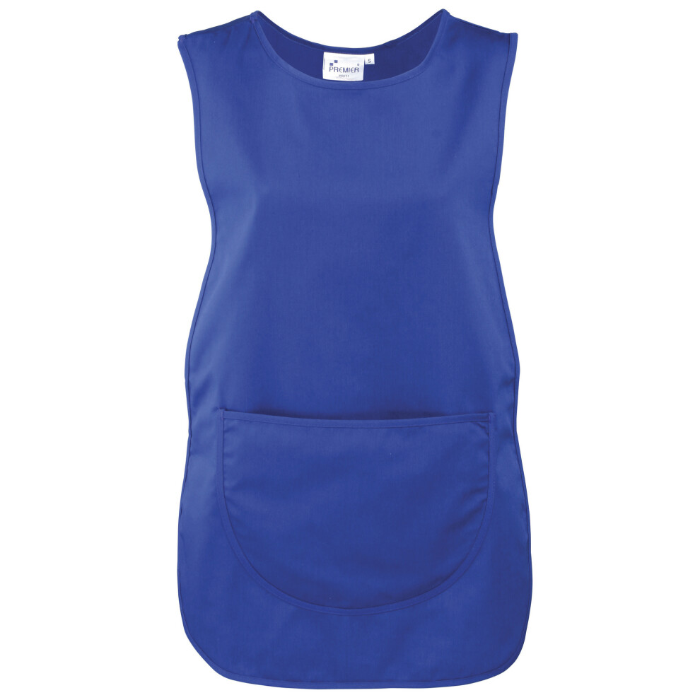 (M, Royal) Premier Ladies/Womens Pocket Tabard / Workwear