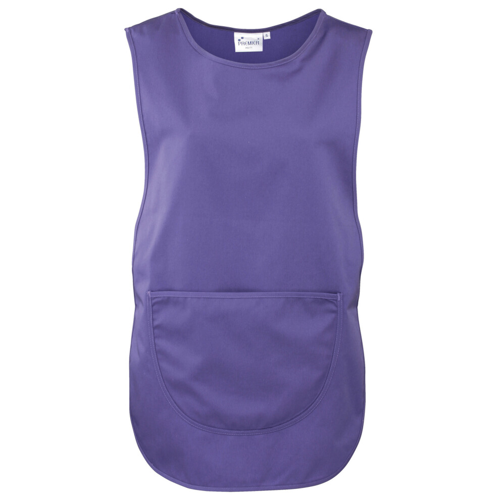 (S, Purple) Premier Ladies/Womens Pocket Tabard / Workwear